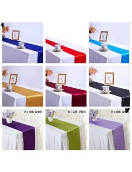 Smooth Satin Fabric Table Runner-good for party, wedding, home deocor
