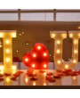 LED letter lights Letter signs light-up letters for decor of wedding, xmas and..