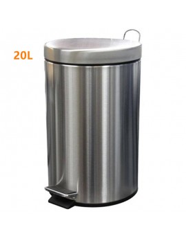 20L Home Dustbin Stainless Steel Steps bin