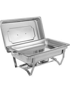 11L Stainless Steel Chafing Dishes Set with full Size Steam Pans