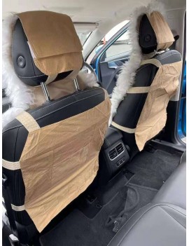 Faux Sheep Skin Universal Car Seat Covers -black