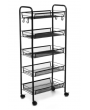 5 tier home/kitchen/ bedroom/office Organizer rack shelf trolly