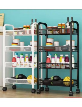 4 tier home/kitchen/ bedroom/office Organizer rack shelf trolly