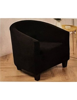 Single Sofa Cover  Black