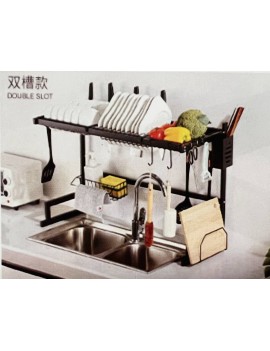 Over-sink Draining Rack for double sink /kitchen dish rack