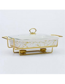 Food Warmer with Glass Cover Food Containers Plates