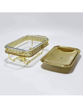 Food Warmer with Lid Buffet Food Containers Plates Bowls