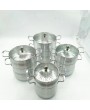 12 pcs aluminum cooking pots cookware