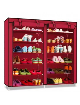 Multi-fuctional shoe and hat rack