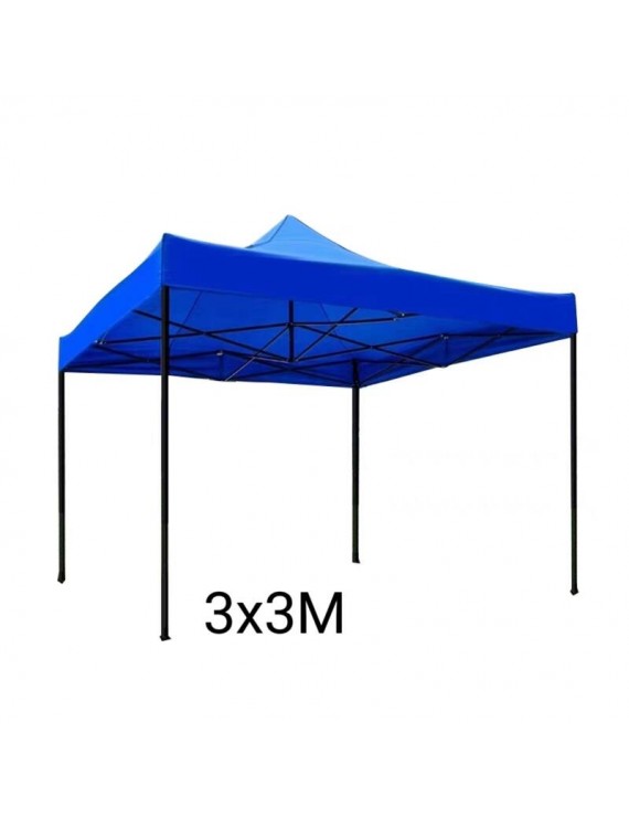 3x3m Blue Gazebo Tent Shelter good for outdoor picnics beaches parks garden