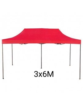 3x6m Red Gazebo Tent Shelter good for outdoor picnics beaches parks garden
