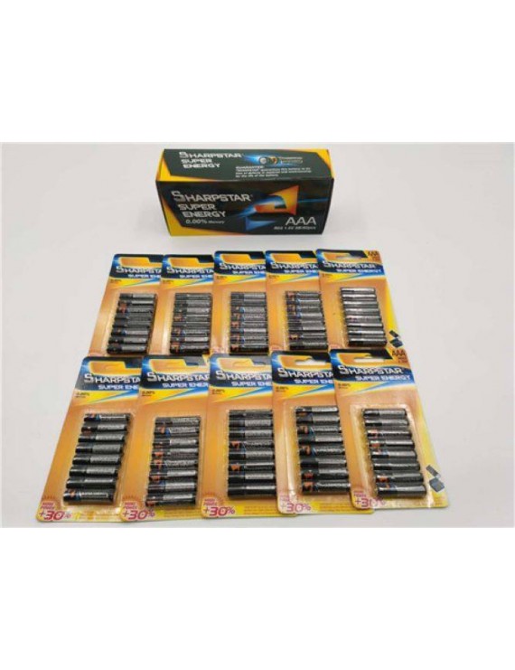 80 pieces AAA Batteries Sharpstar Brand New