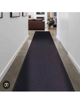 Anti-slip  Black Mat Runner for hallway/kitchen Brand New 100cm width