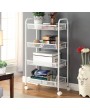 4 tier home/kitchen/ bedroom/office Organizer rack shelf trolly