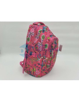 Patterned School Backpack 30*18*45cm-pink